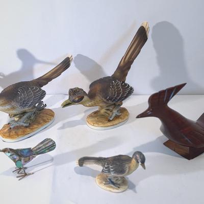 Beep Beep - Vintage Lefton Porcelain Ceramic Roadrunners Ans Other Roadrunners