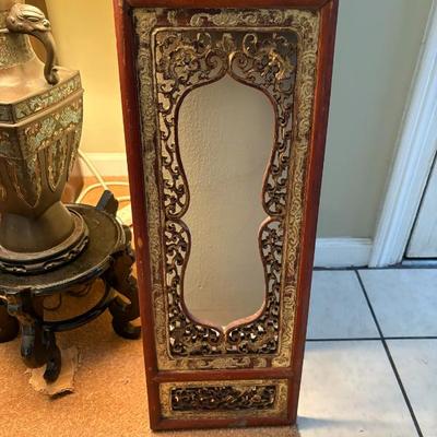 Chinese carved wall panels
