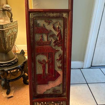Chinese carved wall panels