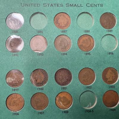 A BIG BOX OF US COINS—plus some foreign ones—all are circulated, condition varies, they will be sold as one lot—not all coins are...