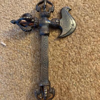 antique Thai varja in bronze