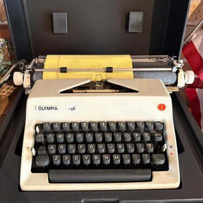 vintage Olympia manual typewriter