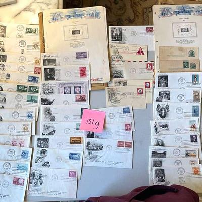 USPS First Day Covers From The 1950's And 1960's