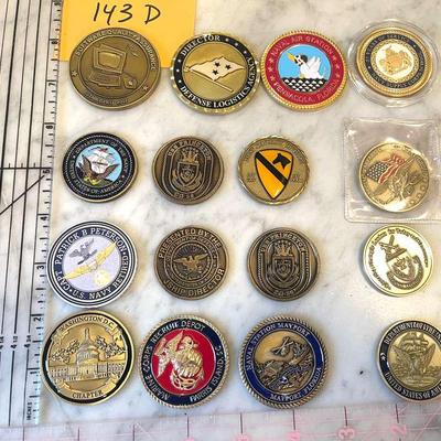 Military Challenge Coins From The Collection Of A Vice Admiral