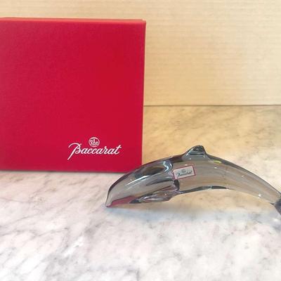 Baccarat Crystal Dolphin 