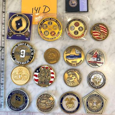 Military Challenge Coins From The Collection Of A Vice Admiral