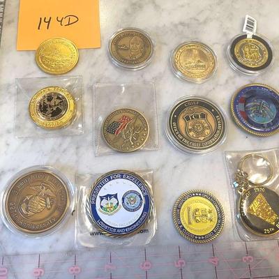 Military Challenge Coins From The Collection Of A Vice Admiral