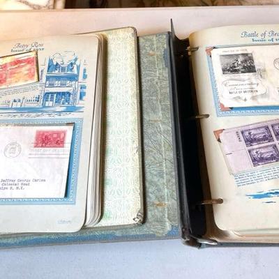 2 Albums Of First Day Covers, USPS From The 1940's and 1950's