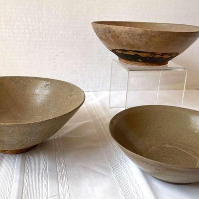 Antique Asian Pottery Bowls