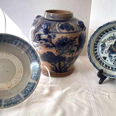 Vintage Or Antique Asian Pottery