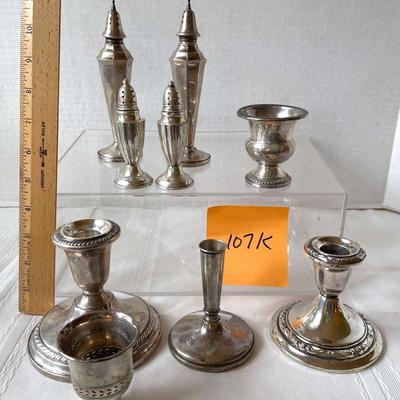 Weighted Sterling Silver Items
