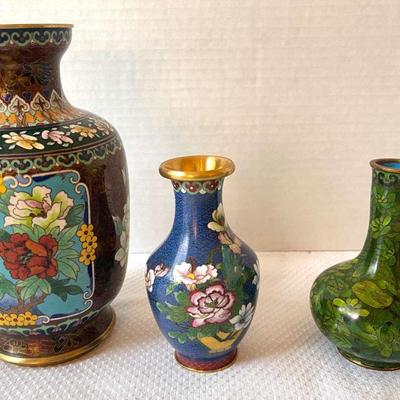 Cloisonne Vases