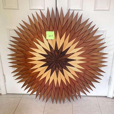 Wooden Starburst Wall Art