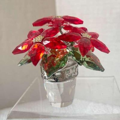 Swarovski Crystal "Large Poinsettia"