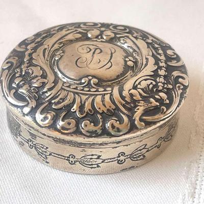 Small Tiffany Sterling Trinket Box