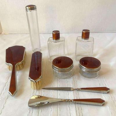 Art Deco Vanity Set