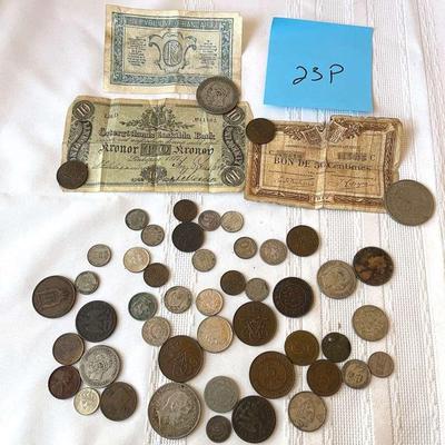 Old Foreign Coins And Currency