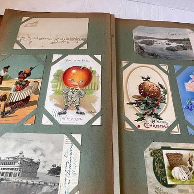 VERY Nice Collection Of Early 1900's Postcards in Album