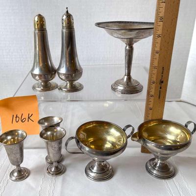 Weighted Sterling Silver Items