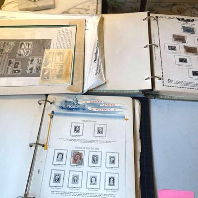 USPS Album Of Early Stamps And Album Of Commemorative Stamps From Late 1800's - 1900's