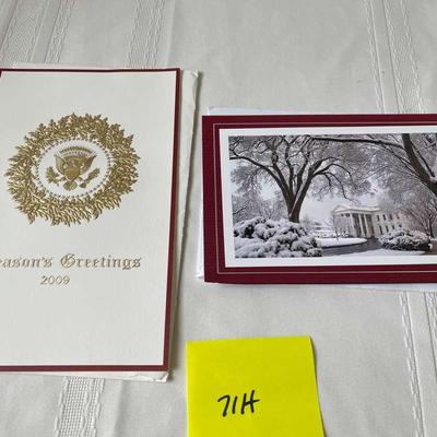 2  White House Christmas Cards From The Obama Administration