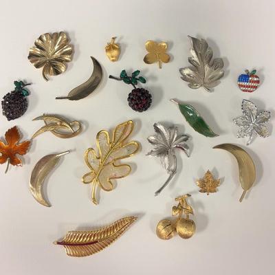 Leaves And Fruit Fashion Pins
