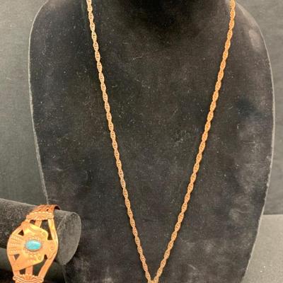 Copper Jewelry With Turquoise