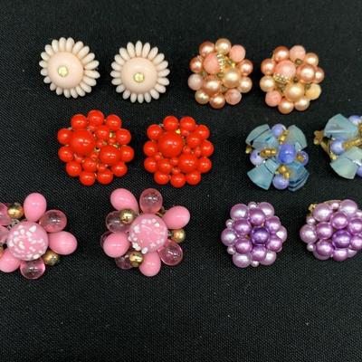 Beaded Clip-On Earrings