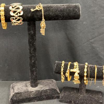 Gold Tone Bracelets