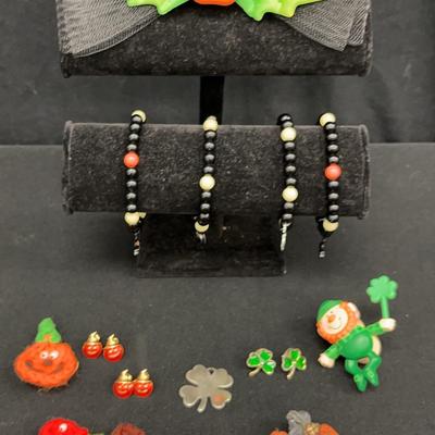 Holiday Pins, Bracelets, + More
