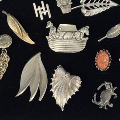 Silver tone Pins