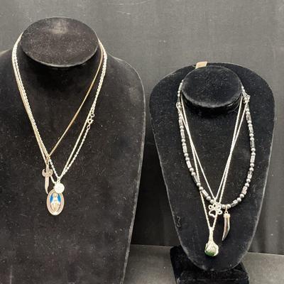 Silvertone Necklaces