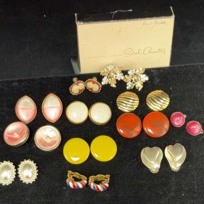 Gold And Silver Tone Clip And Screw Backs