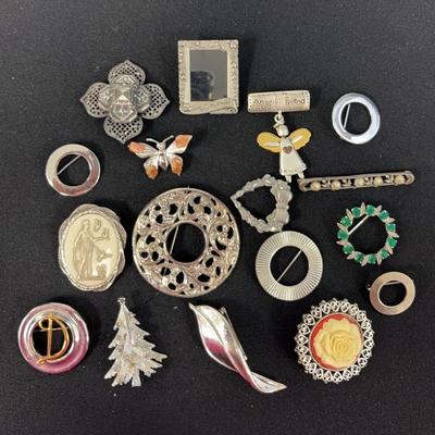 Silver Tone Fashion  Pins #2