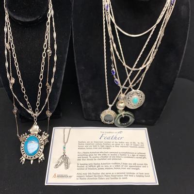Silver Tone Necklaces