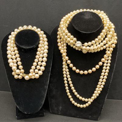 Chunky Faux Pearls