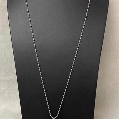 Silver Heart Filigree Pendant Necklace 