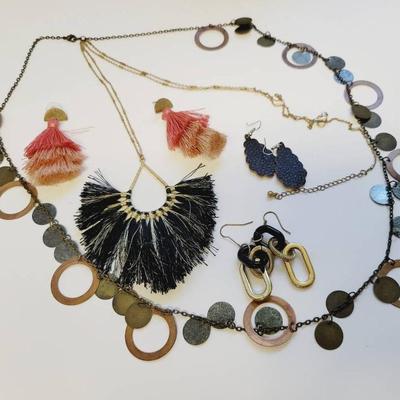 Boho Necklaces and Earrings Lot Fun - Daily or Festival Pieces