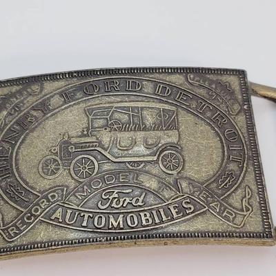 Henry Ford Detroit Automobiles Belt Buckle
