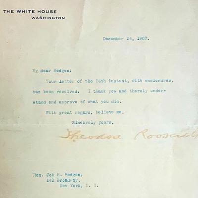 Hedges declined appointment by T.R. as assistant Treasurer of the U.S. Mark Twain said that Hedges was “ the best extempore speaker he...