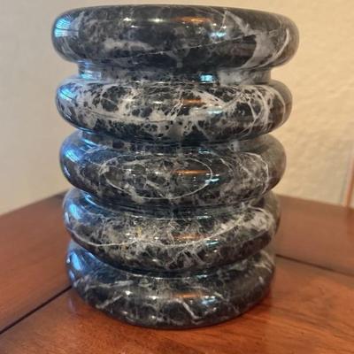 Sale Photo Thumbnail #56: Turk black marble utensils holder by CB2