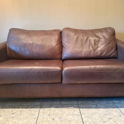 Genuine leather sofa