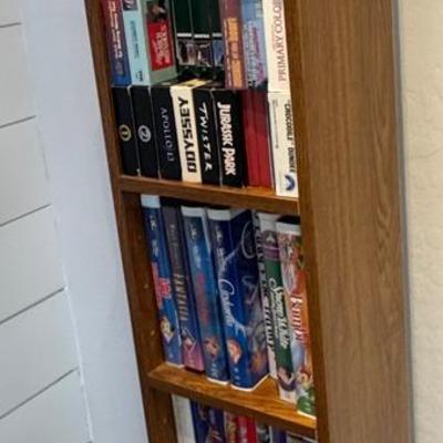 Vintage VHS Collection (Disney And More) Plus Movie Stand 