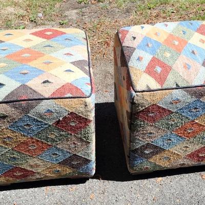 Fun Retro Ottoman Foot Stools