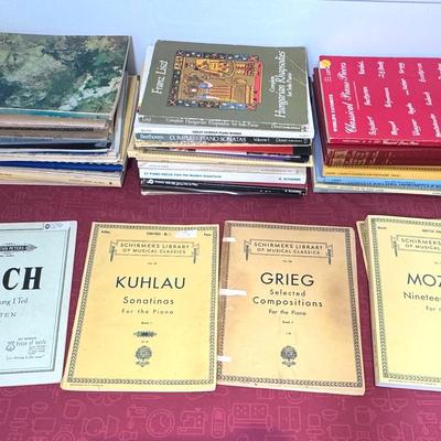 Large Classical Piano Sheet Music Solo Collection (Beethoven, Chopin, Mozart, And More)
