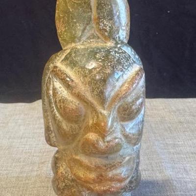 6” Old Jade Stone Carving 
