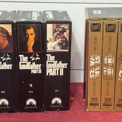 Star Wars VHS and the Godfather