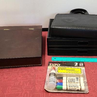 Traveling Secretary, Satchel, And Other Office Items