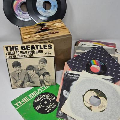 Vintage 45 RPM Records – Beatles, Goodman, Springsteen & More