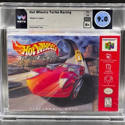 Hot Wheels Turbo Racing N64 – Sealed EA Game, WATA 9.0 B+ Graded